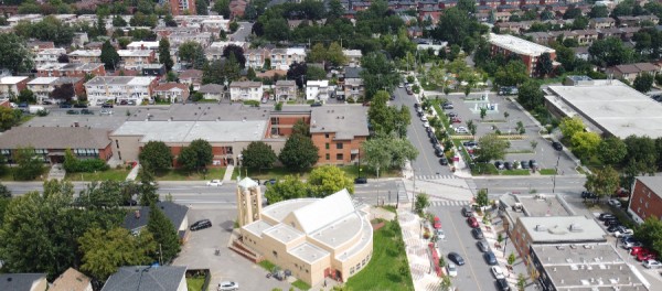 Histoire des lieux communautaires de l'arrondissement Anjou